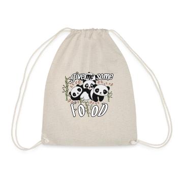 Essen - Pandas - Turnbeutel - Natur - Vorne