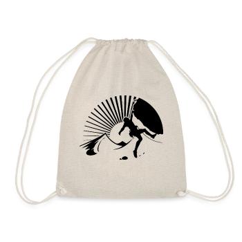 Klettern Berg Alpen Outdoor - Turnbeutel - Natur - Vorne
