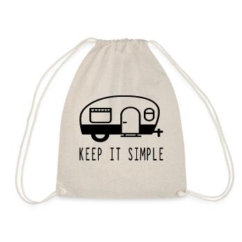 Camping camping-car motorisé Dire Humour Dictons - Sac de sport léger - nature - Devant