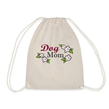Dog Mom Hunde Mami - Turnbeutel - Natur - Vorne