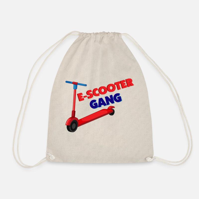 E-Scooter Roller Scooter - Drawstring Bag - nature