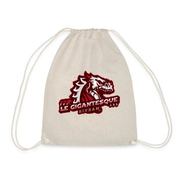 High-Designs logo d'un gigantesque dragon - Sac de sport léger - nature - Devant