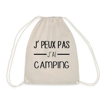 Camping passion, l'aventure au cur de la nature! - Sac de sport léger - nature - Devant