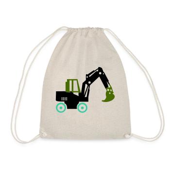 bagger - Turnbeutel - Natur - Vorne