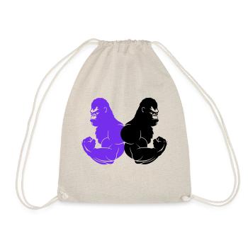 gorilla - Drawstring Bag - nature - Front