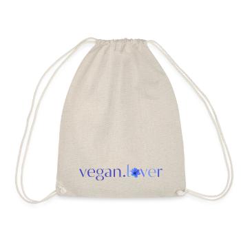 Vegan lover blue flower - Sac de sport léger - nature - Devant