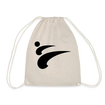 taekwondo kick - Turnbeutel - Natur - Vorne