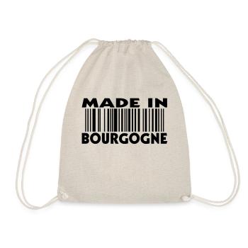 made in Burgundy (1c) - Drawstring Bag - nature - Front