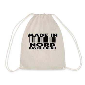 Made in NORD PAS DE Calais (1c) - Turnbeutel - Natur - Vorne