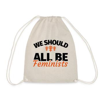 Feminismus Feministin Feminist - Turnbeutel - Natur - Vorne