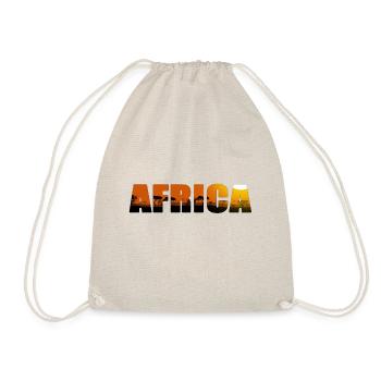 Lettrage de paysage d'Afrique - Sac de sport léger - nature - Devant