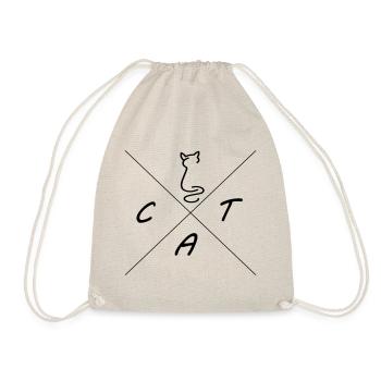 Cat cat - Drawstring Bag - nature - Front
