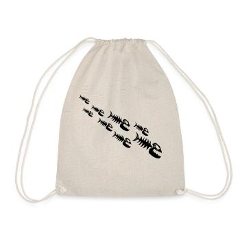 Fish Bone Monsters - Sac de sport léger - nature - Devant