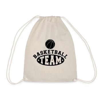 Basketball Team - Turnbeutel - Natur - Vorne