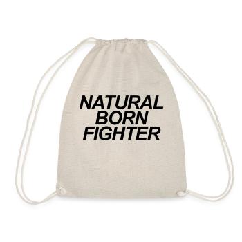 natural born fighter brazilian jiu jitsu - Sac de sport léger - nature - Devant