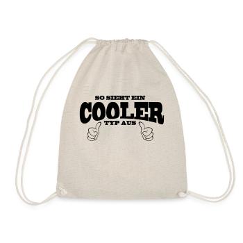 Cooler Typ - Turnbeutel - Natur - Vorne