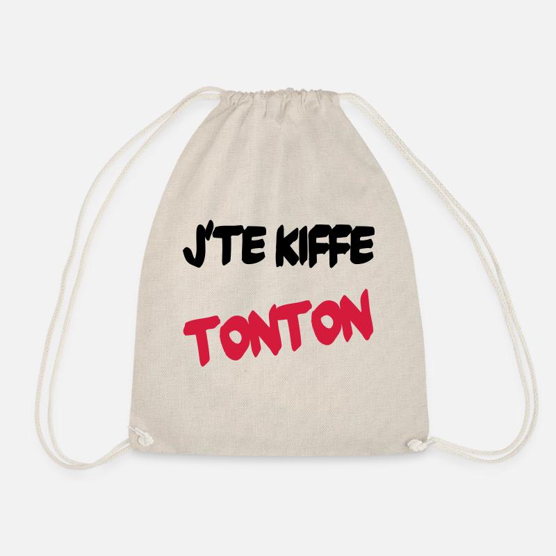 J'te kiffe tonton - Sac de sport léger - nature