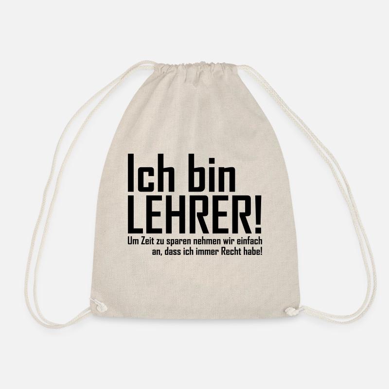 lehrer - Turnbeutel - Natur