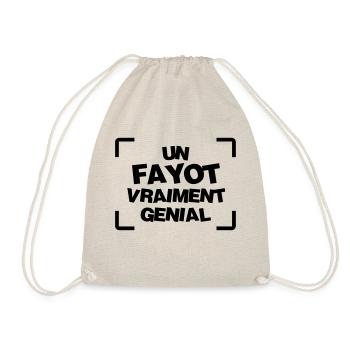 Fayot / Fayote / Humour / Prof / Ecole / Patron - Sac de sport léger - nature - Devant