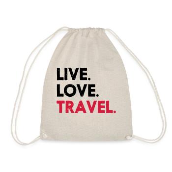 LIVE. LOVE. TRAVEL. - Sac de sport léger - nature - Devant