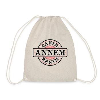 Mother Anne Canim annem benim/ turkish - Drawstring Bag - nature - Front