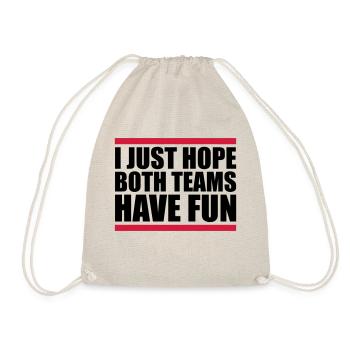 Both Teams Have Fun - Turnbeutel - Natur - Vorne