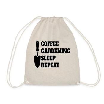 Garten Kaffee Obstgarten Cafe Gärtner Hobbygärtner - Turnbeutel - Natur - Vorne