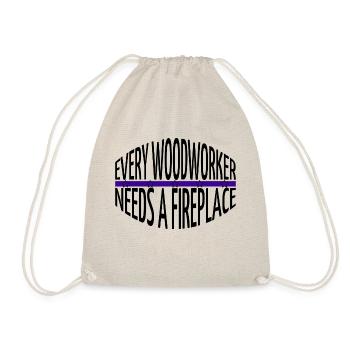 forestier papa plaisante fun john charpentier bois - Sac de sport léger - nature - Devant