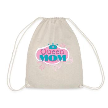 Queen Mom - Drawstring Bag - nature - Front