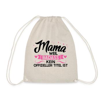 Mutter Familie Mütter Geschenk - Turnbeutel - Natur - Vorne