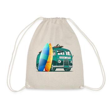 Chemise Vintage « Bus » Summertime Love #10 - Sac de sport léger - nature - Devant