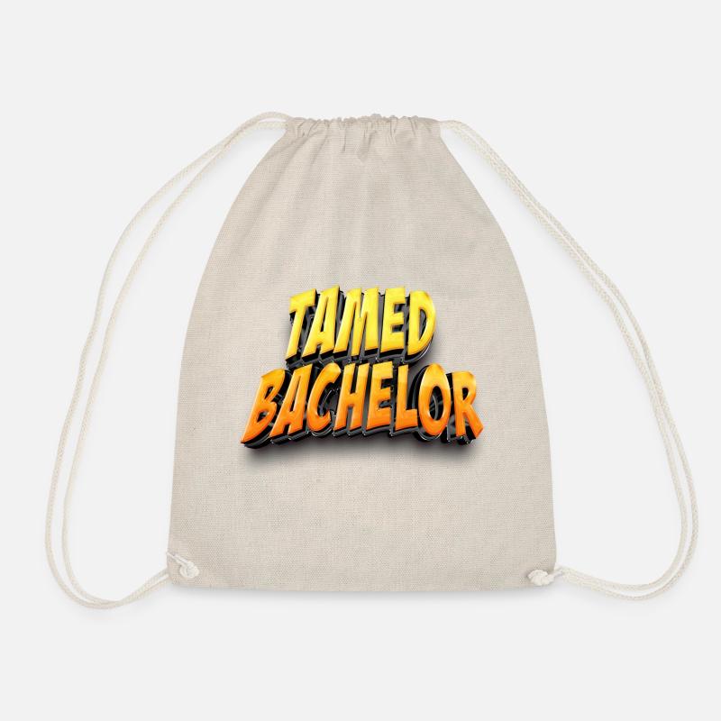 Tamed Bachelor - Drawstring Bag - nature