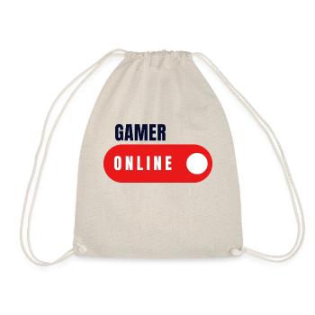 Gamer Online - Turnbeutel - Natur - Vorne