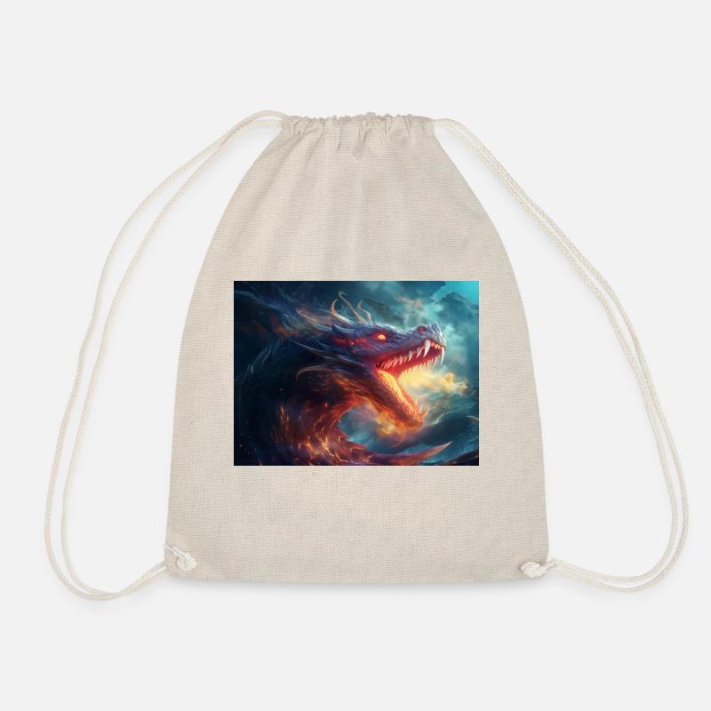 A Seamonster - Drawstring Bag - nature