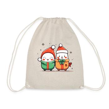 Christmas Buddies - Drawstring Bag - nature - Front