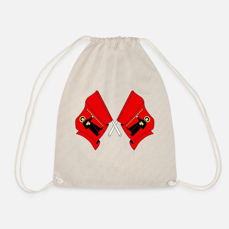 Deux drapeaux de Glaris, Suisse - Sac de sport léger - nature