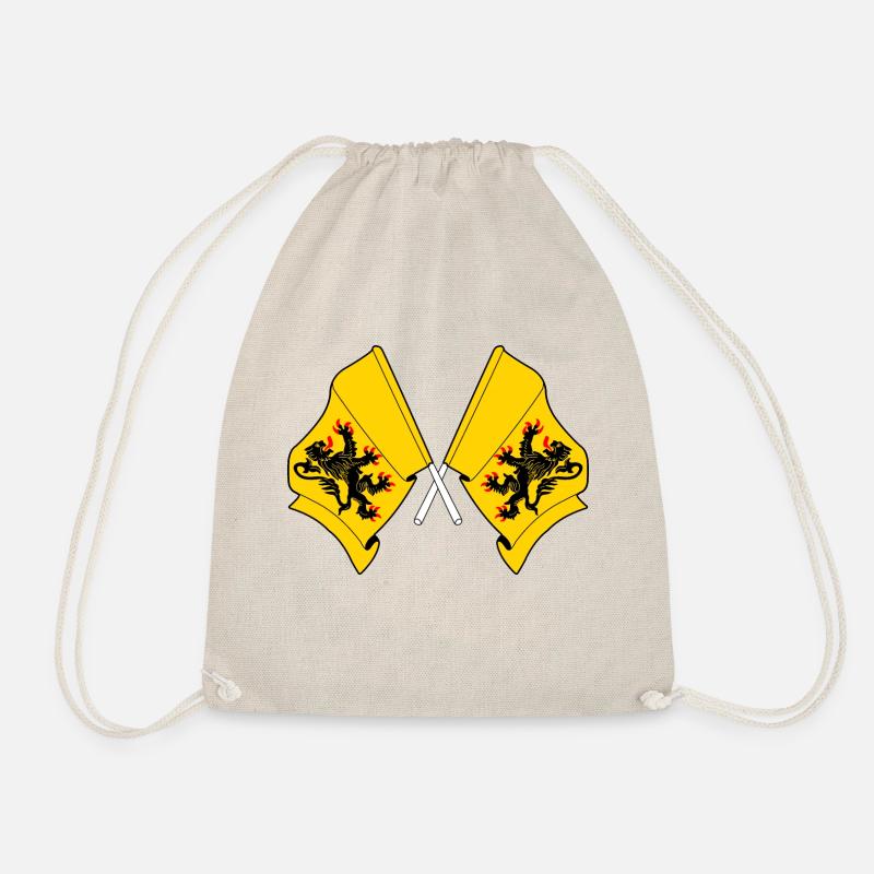 Deux drapeaux Nord Pas de Calais - Sac de sport léger - nature