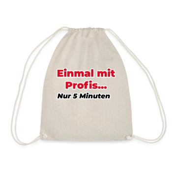 Alfs Fun-Shirts - Turnbeutel - Natur - Vorne