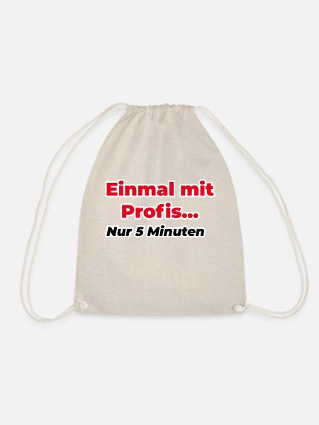 Alfs Fun-Shirts - Turnbeutel - Natur