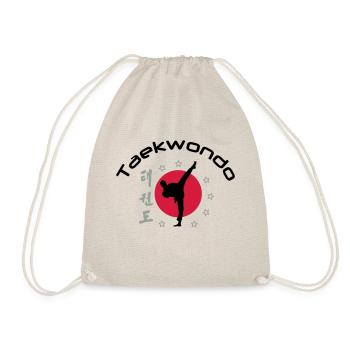 taekwondo_3 - Drawstring Bag - nature - Front