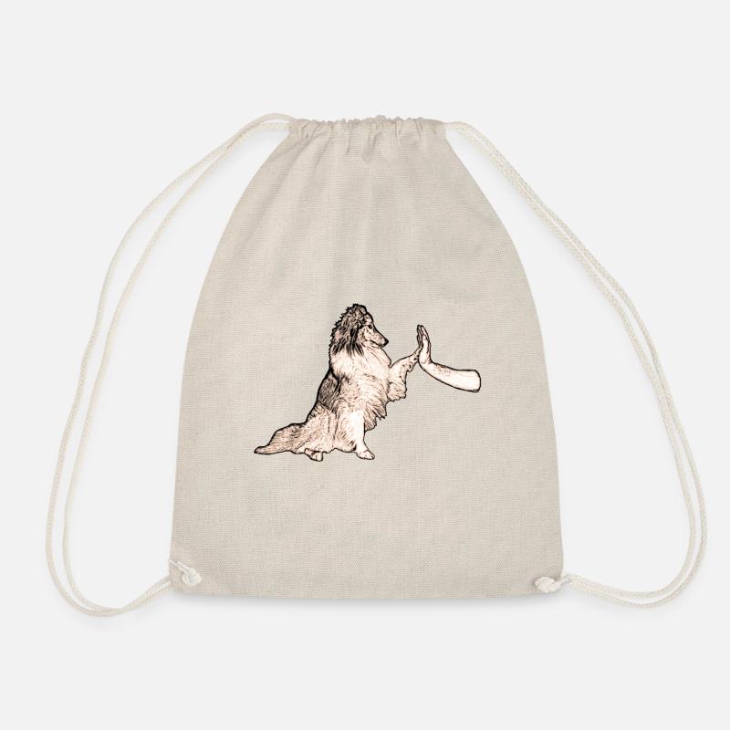 Sheltie Team - Turnbeutel - Natur