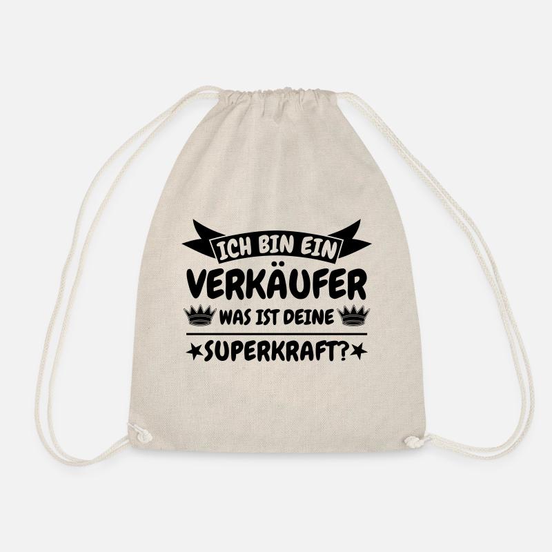 Verkäufer - Turnbeutel - Natur