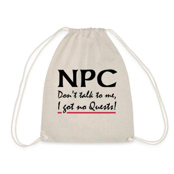 NPC - Don't talk to me, I got no Quests! - Turnbeutel - Natur - Vorne