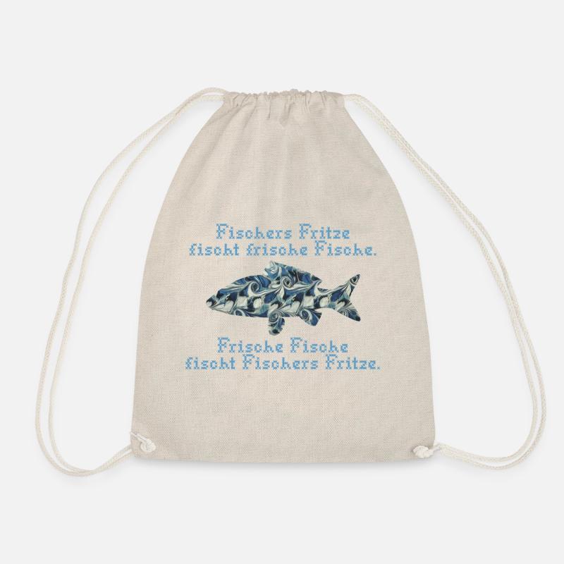fischers fritze e 107 - Turnbeutel - Natur