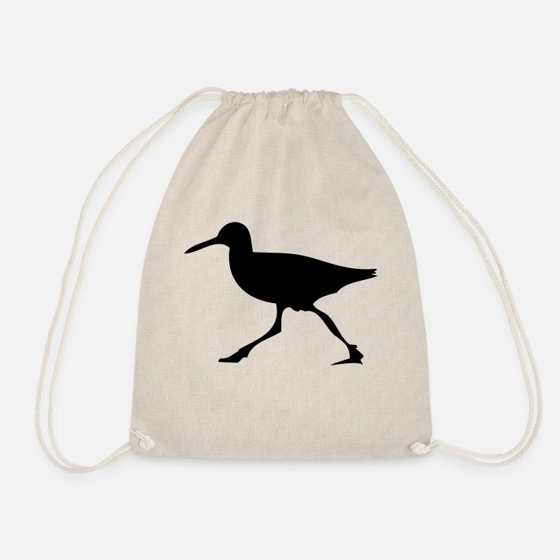 Running bird - Drawstring Bag - nature