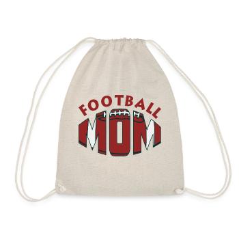 Sport Shirt • Football Mom • Cadeau - Sac de sport léger - nature - Devant