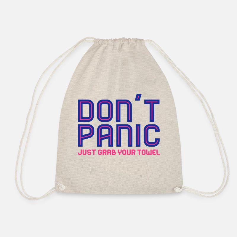 Don't Panic, Just Grab Your Towel 2 - Turnbeutel - Natur
