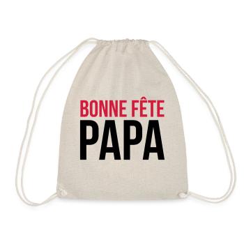 Bonne Fête Papa / Fête des Pères / Drôle / Humour - Sac de sport léger - nature - Devant