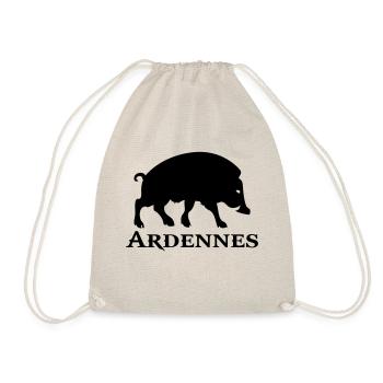 symbole blason sanglier Ardennes - Sac de sport léger - nature - Devant