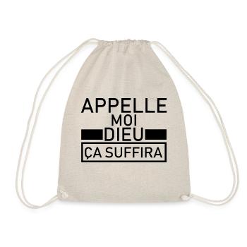 appelle moi dieu ça suffira - Turnbeutel - Natur - Vorne